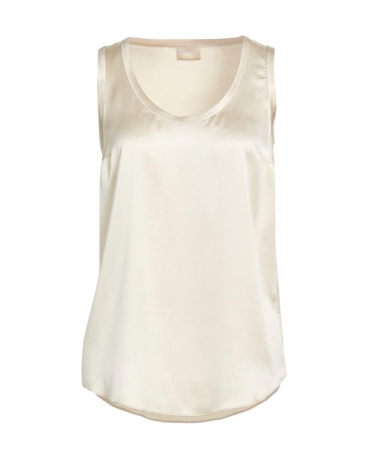 Brunello Cucinelli Natural Versatile Sleeveless Top For Fashion Matching