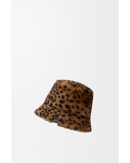 Loewe Brown Printed Wool Fisherman's Hat