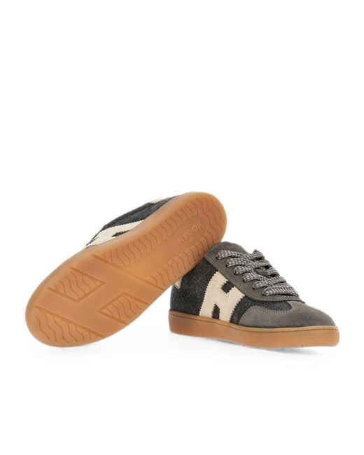 Hogan Brown Cool Sneakers