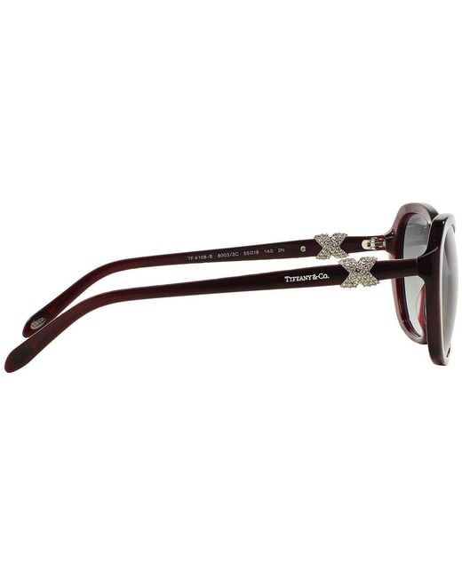 Tiffany & Co White Logo Sunglasses