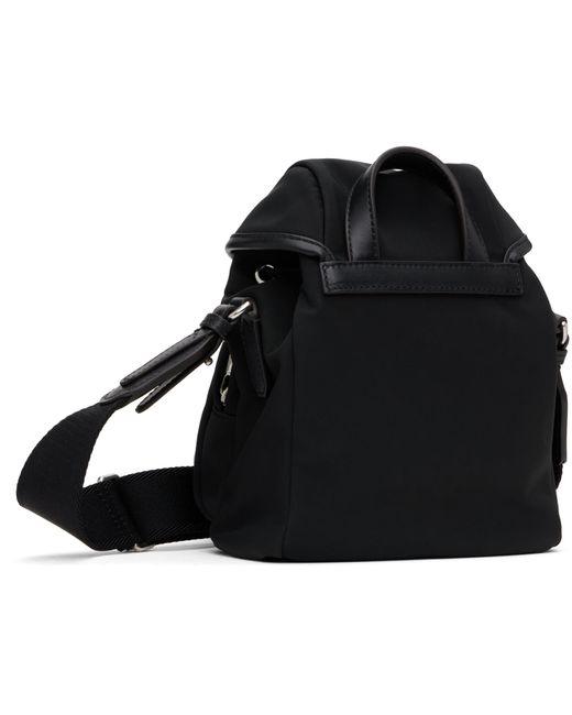 Moncler Black Trick Buckle Strapped Backpack