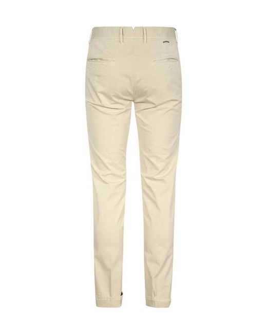 Incotex Natural Waistband Loop Casual Pants for men