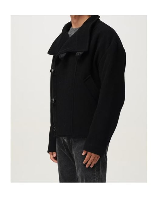 Isabel Marant Black Long Sleeve Casual Jackets for men