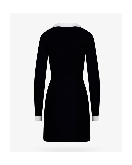 Valentino Black Knitted Mini Dress