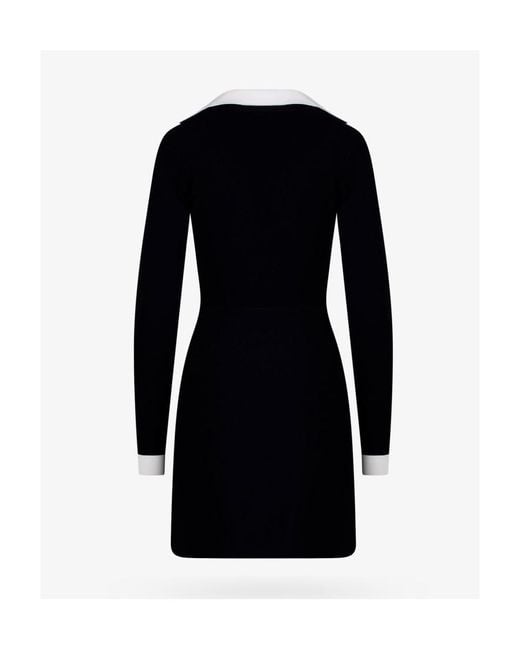 Valentino Black Knitted Mini Dress
