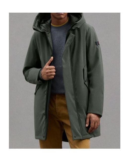 Peuterey Gray Three-Layer Sturdy Fabric Parka for men