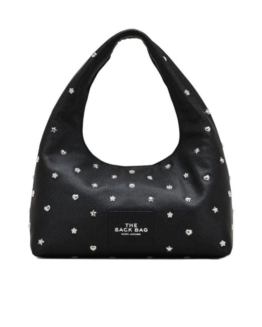 Marc Jacobs Black Rivet Detail Handbag
