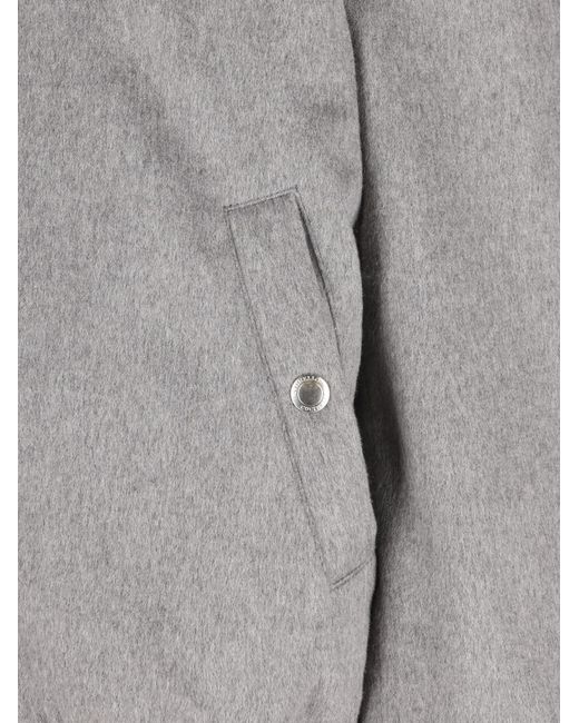Brunello Cucinelli Gray Funnel-Neck Zip Jacket for men