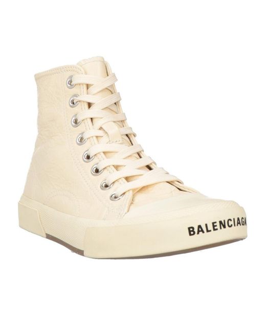 Balenciaga Natural High-Top Sneakers