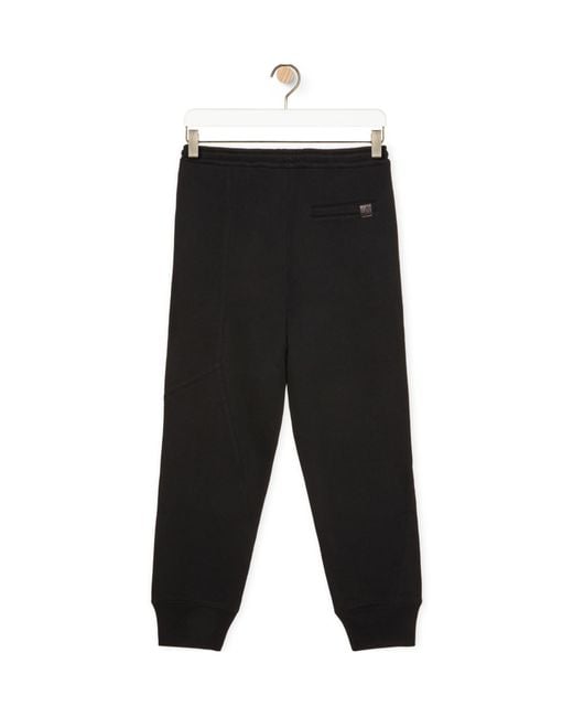 Loewe Black Puzzle Sweatpants for men