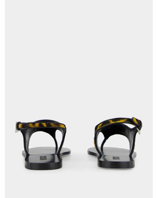 Paris Texas Multicolor Leopard-Print Flat Sandals