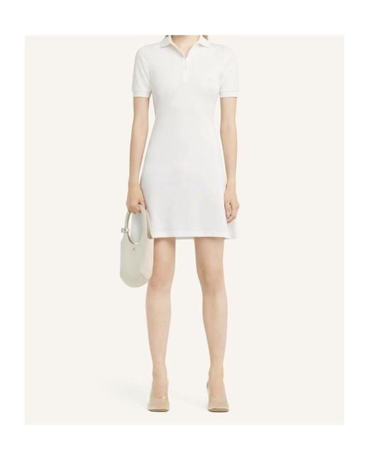 Courreges White Courrèges Mini Piqué Polo Dress