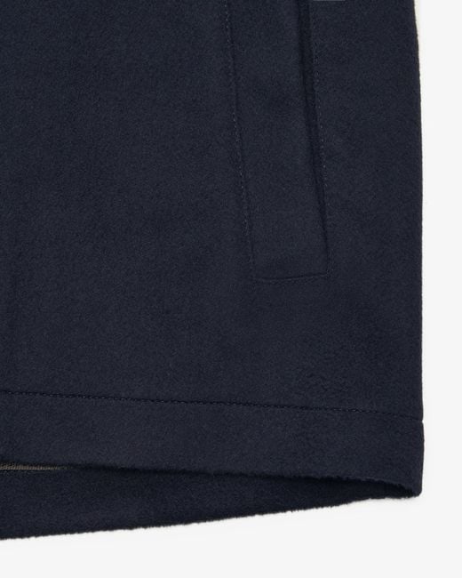 Herno Blue Button-Front Chest Pocket Jacket for men