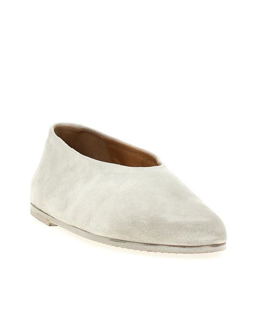 Marsèll White Marsèll Coltellaccio Ballerina Shoes