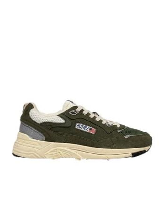 Autry Green Hyperway Mesh Low-Top Sneakers for men