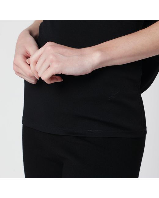 Jacquemus Black Draped Cut-Out Back T-Shirt