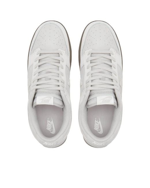 Nike White Dunk Low 'Ironstone' Sneakers for men