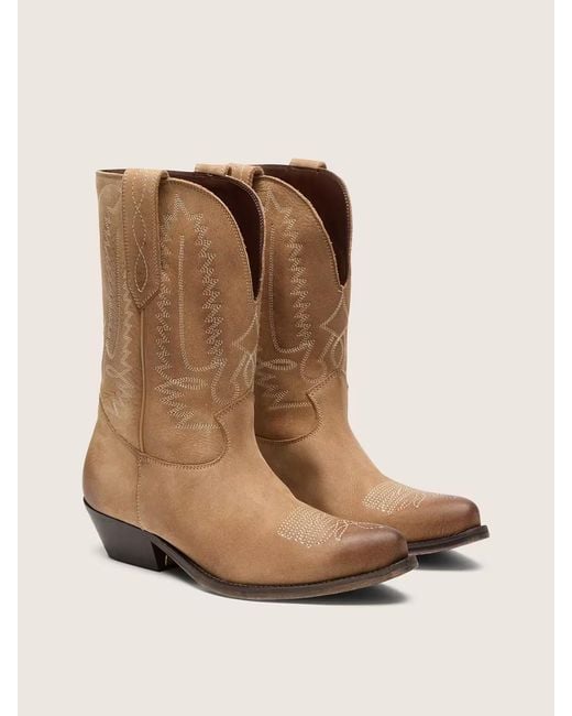 Golden Goose Deluxe Brand Brown Wish Star Western Boots
