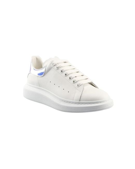 McQueen White Oversized Low-Top Sneakers for men