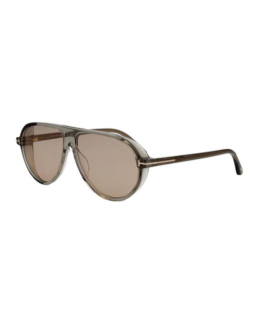 Tom Ford Multicolor Eyewear Aviator-Frame Sunglasses for men