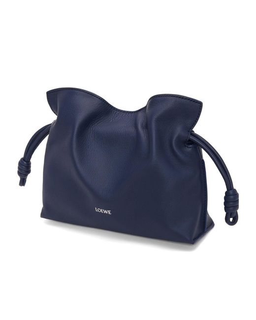 Loewe Blue Mini Flamenco Shoulder Bag