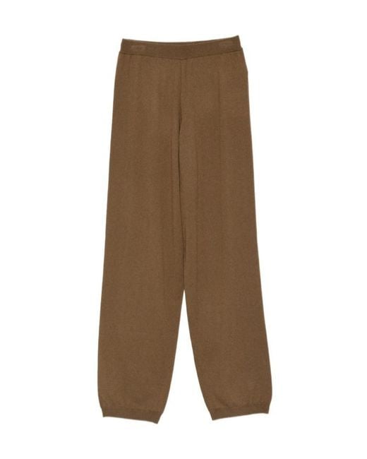 Frankie Shop Green Elastic Waist Casual Pants