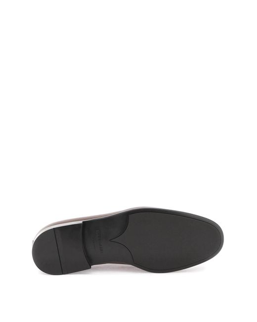 Ferragamo Brown Gancini Decorated Mokasin Shoes for men