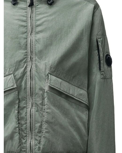 C P Company Green Long-Sleeve Casual Jacket for men