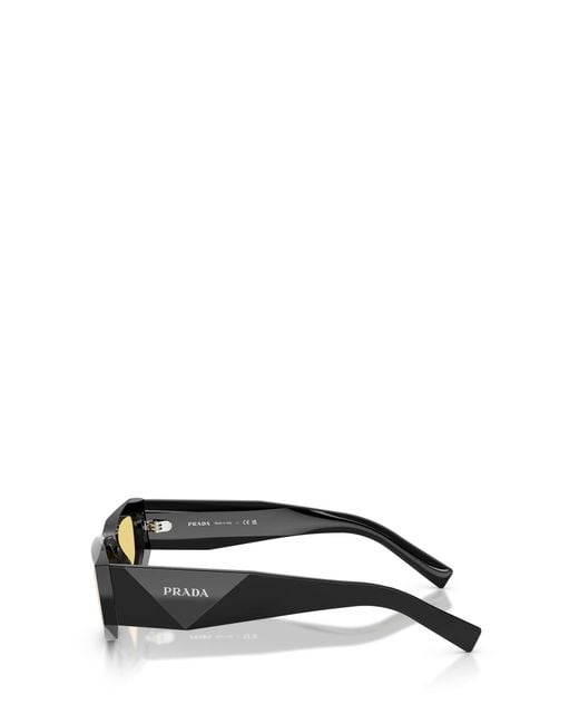 Prada Yellow Eyewear Cat-Eye Sunglasses for men