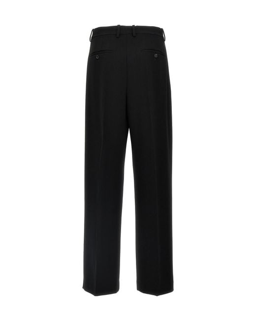 Theory Black Admiral Straight Trousers