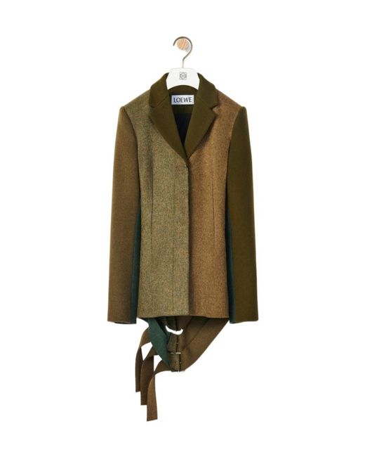 Loewe Green Slashed Jacket