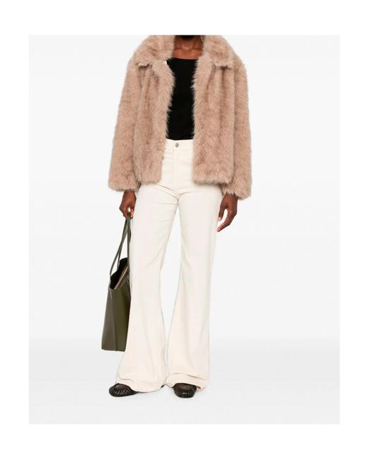 Dondup Natural Amber Flared-Leg Trousers