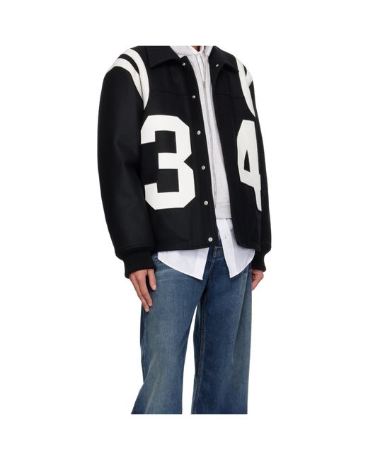 Ambush Blue Baseball Jacket for men