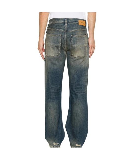 Amiri Blue Lightweight Carpenter Jeans for men