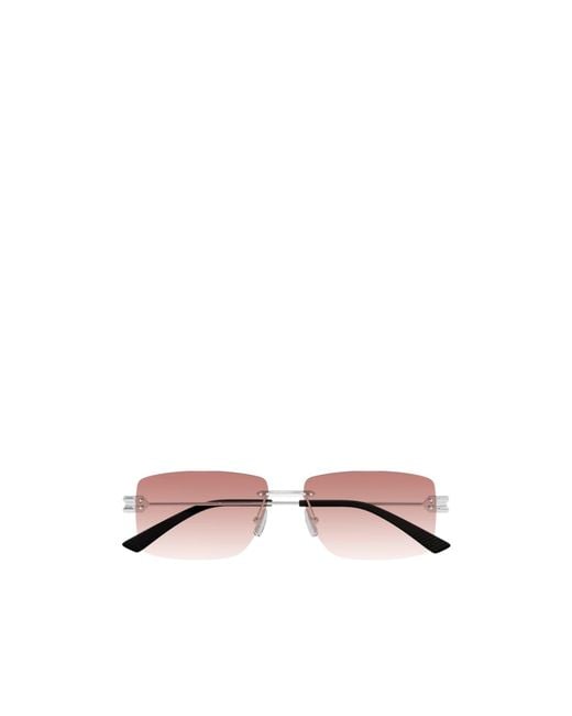 Bottega Veneta Multicolor Eyewear Rimless Square Sunglasses for men