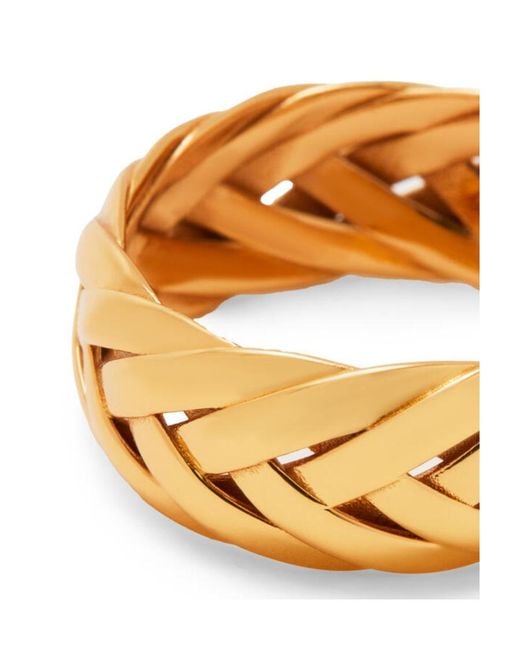 Loewe Metallic Braided Ring
