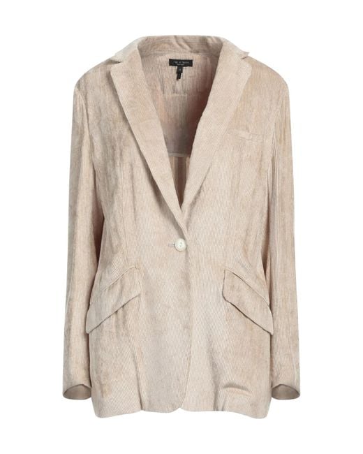 Rag & Bone Natural Single-Breasted Blazer