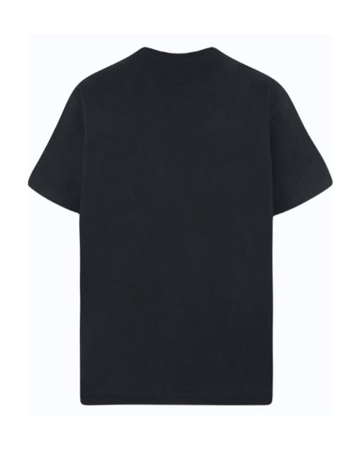 Burberry Black Vintage Check-Detailed Crewneck T-Shirt for men