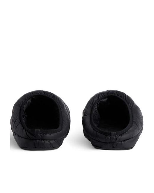 Balenciaga Black Alaska Slippers for men