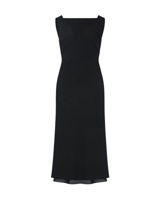 The Row Black Henna Dress
