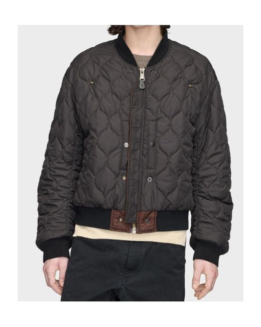Maison Margiela Brown Reversible Bomber Jacket for men