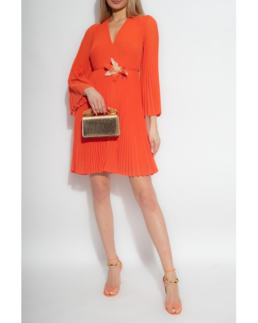 Zimmermann Red Sunray Mini Dress