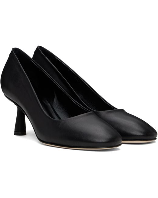 Aeyde Black Giotta Nappa Leather Pumps