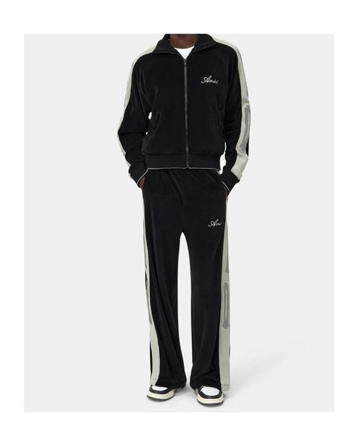 Amiri Black Bones Drawstring Track Pants for men