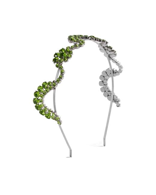 Simone Rocha White Scalloped Sepal Hairband