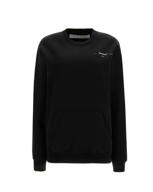 Off-White c/o Virgil Abloh Black Arrows Print Logo Sweatshirt