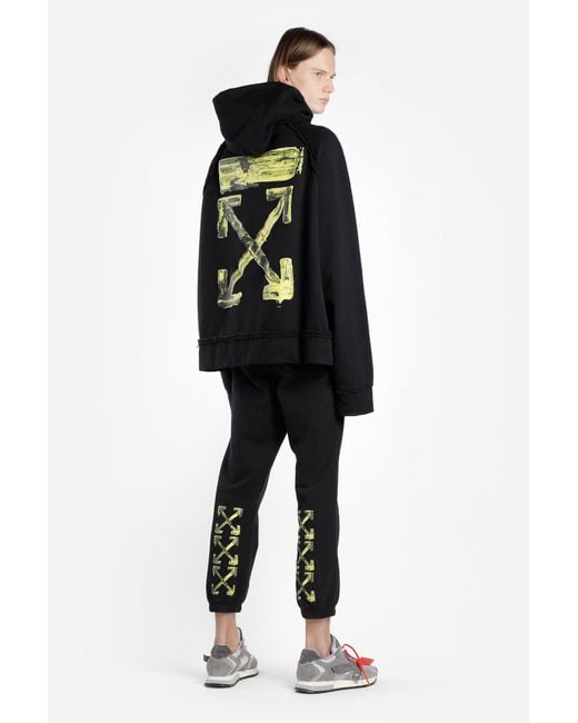 Off-White c/o Virgil Abloh Blue Logo Printed Sweatpants for men