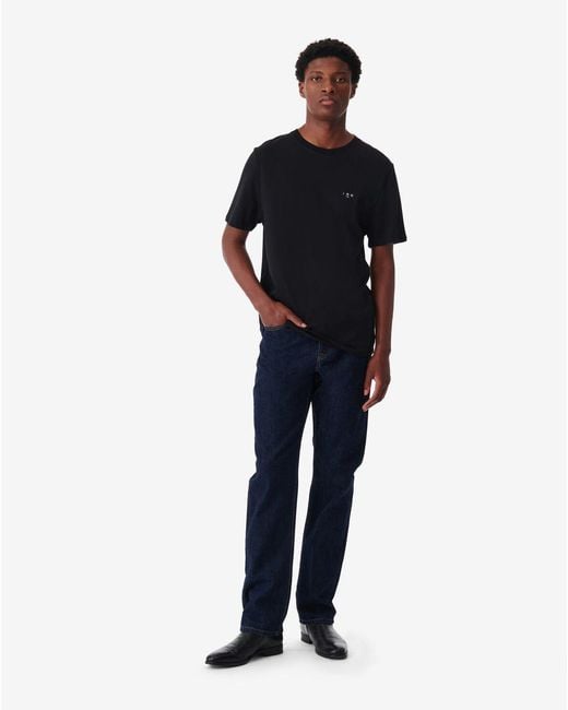 IRO Black Short-Sleeved T-Shirt for men