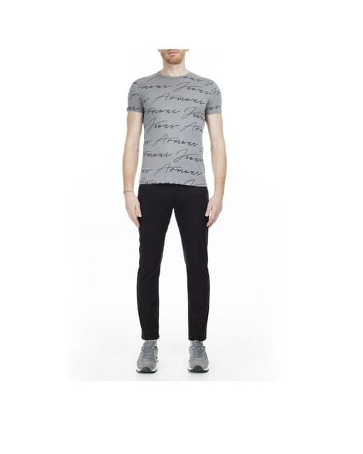 Armani Jeans Blue Logo Jeans for men