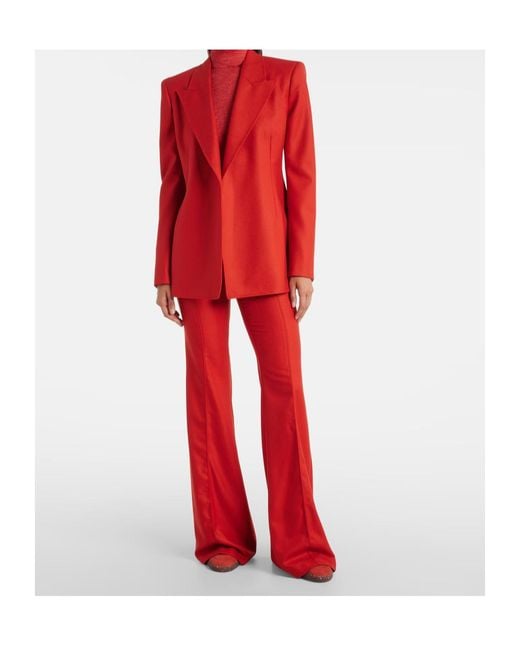 Gabriela Hearst Red Long Sleeve Jacket